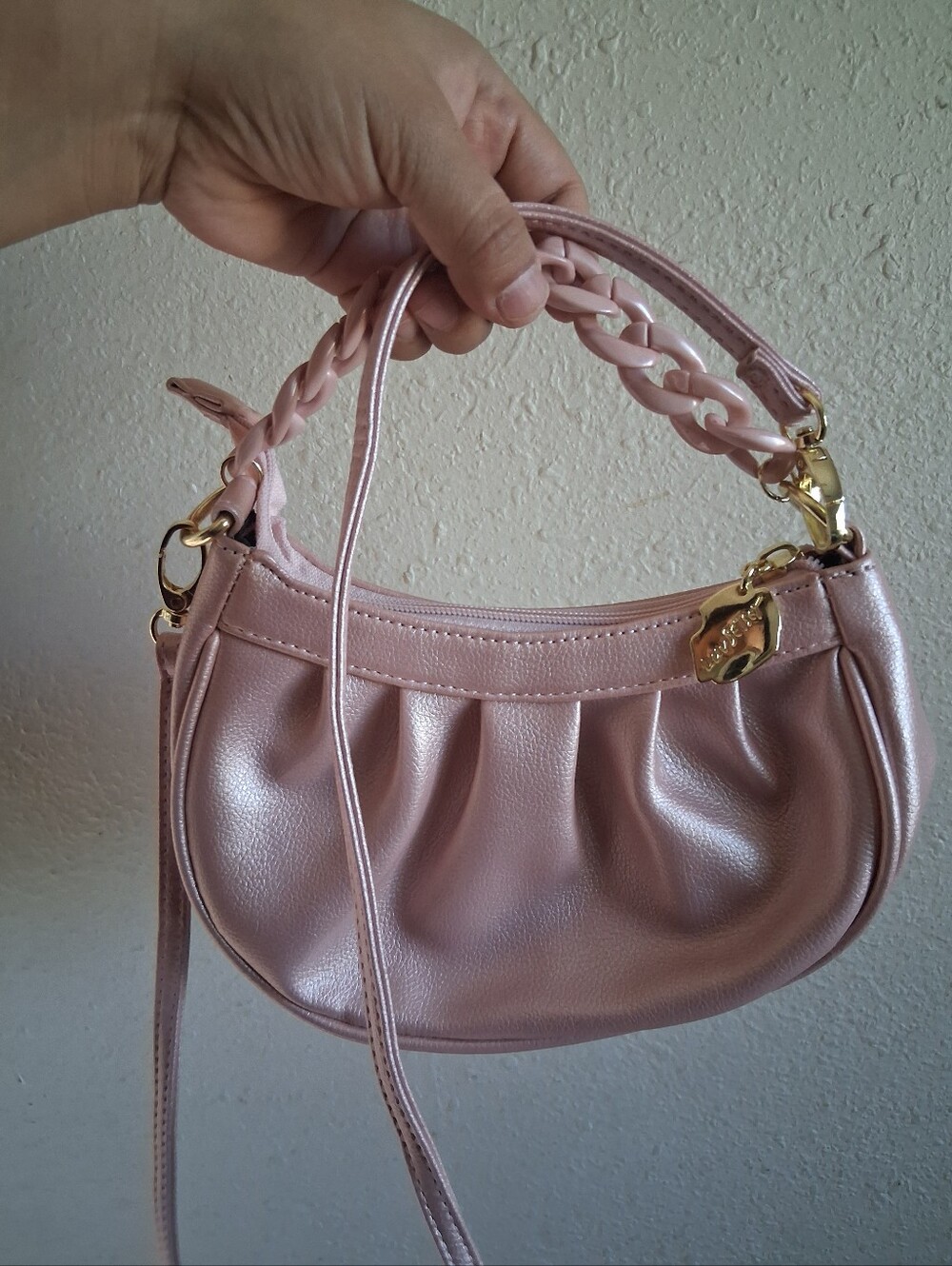Betsey Johnson Mini Pink Bag